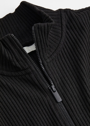 Черное кэжуал платье силуэтная, платье-водолазка H&M однотонное