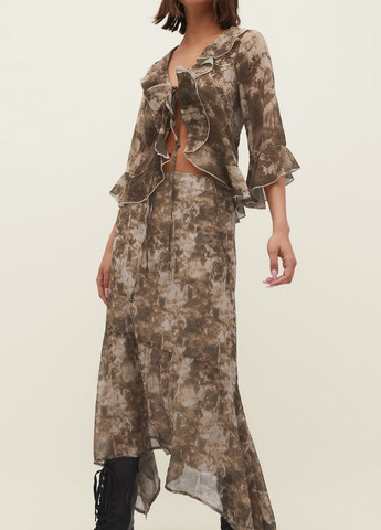 Зелена блуза Stradivarius