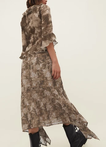 Зелена блуза Stradivarius