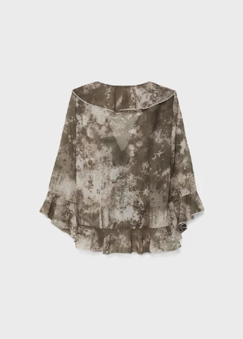 Зелена блуза Stradivarius