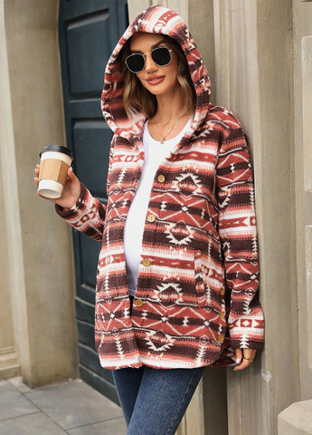 Комбинированная демисезонная куртка для беременных SHEIN