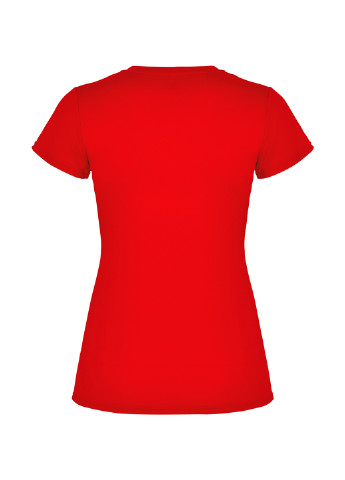 Красная летняя футболка с коротким рукавом Roly