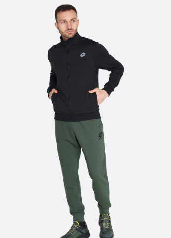 Спортивная кофта Lotto MSC SWEAT FZ FL чёрные спортивные