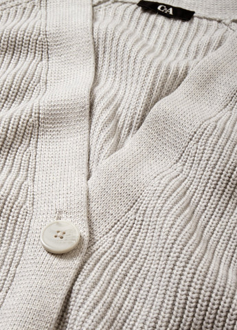 Светло-серый демисезонный кардиган C&A