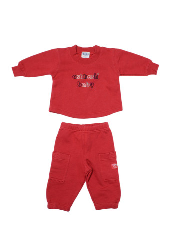 Красный демисезонный комплект (лонгслив, брюки) OshKosh