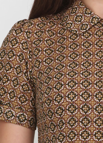 Светло-коричневая летняя блуза ANVI