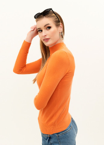 Оранжевый демисезонный свитер No Name