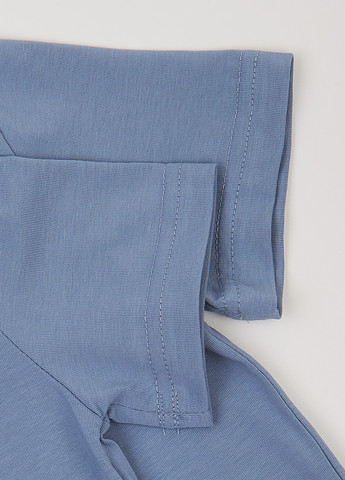 Темно-блакитна літня футболка Garnamama