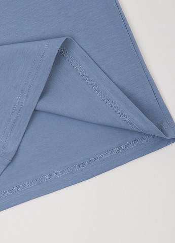 Темно-блакитна літня футболка Garnamama