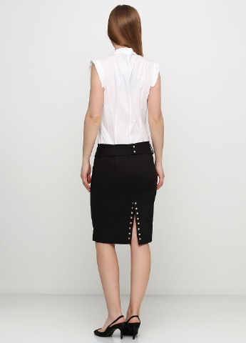 Черно-белое кэжуал платье Elizabeth Franchini однотонное