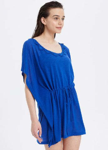 Світло-синя кежуал плаття, сукня а-силует DeFacto