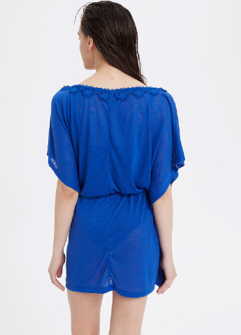 Світло-синя кежуал плаття, сукня а-силует DeFacto
