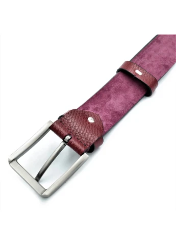Мужской кожаный ремень 110-125х4 см Weatro (252412691)