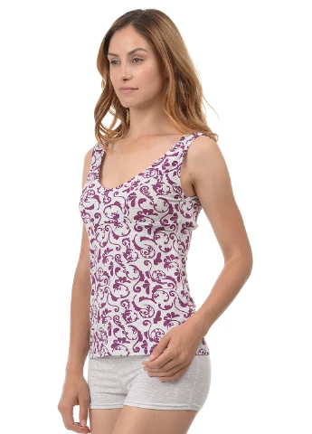 Сірий демісезонний комплект (майка, шорти) Barwa Garments