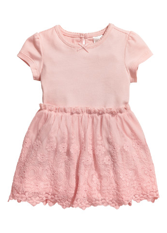 Розовое платье H&M (88021142)