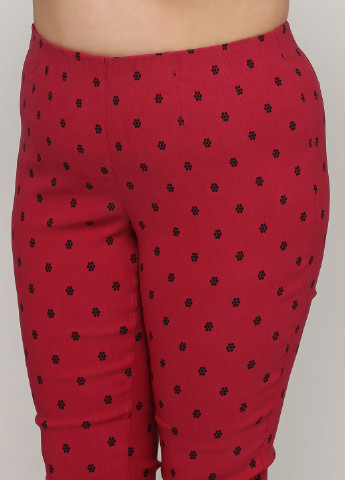 Красные кэжуал демисезонные зауженные брюки Ciso