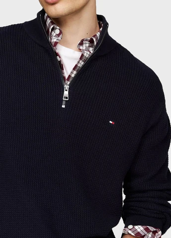 Темно-синий зимний свитер Tommy Hilfiger