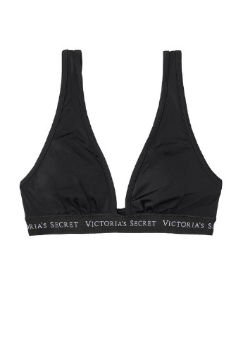 Черный летний купальник (топ, трусы) топ, бикини, раздельный Victoria's Secret