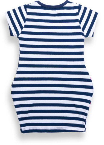 Синіти футболка в смужку з кишеньками (8992-92g-blue) Breeze (198250976)