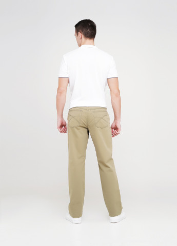 Бежевые классические демисезонные брюки Lagrand