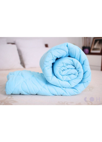 Одеяло летнее холлофайбер одинарное однотонное с узором (Микрофибра) Полуторное 150х210 54843 Moda (253610606)