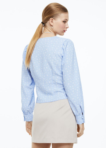Блакитна блуза H&M