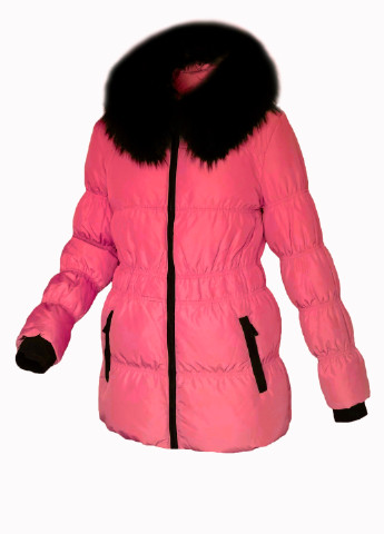 Кораловий зимній Пуховик Mirage