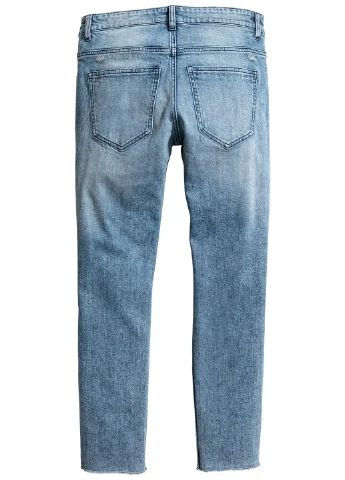 Голубые демисезонные джинсы H&M