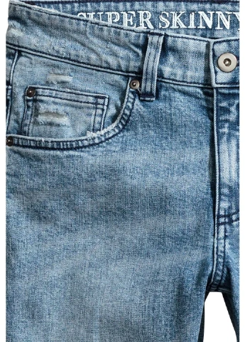 Голубые демисезонные джинсы H&M