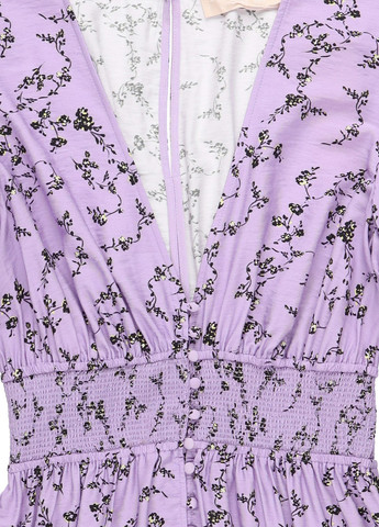 Сиреневое кэжуал платье клеш Keepsake с цветочным принтом