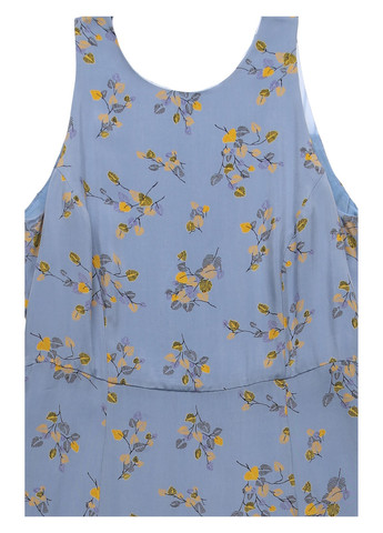 Голубое кэжуал платье а-силуэт Ivy & Oak с рисунком