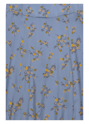 Голубое кэжуал платье а-силуэт Ivy & Oak с рисунком