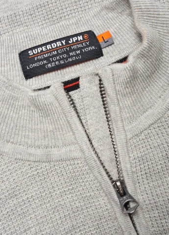 Світло-сірий демісезонний свитер Superdry