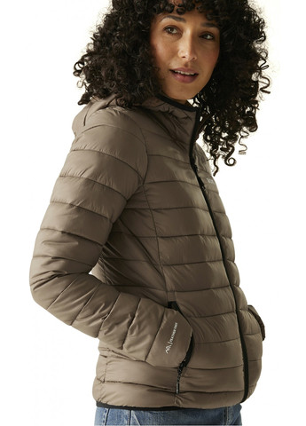 Темно-бежева демісезонна куртка Regatta WmnHoodMarizion