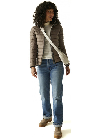 Темно-бежева демісезонна куртка Regatta WmnHoodMarizion