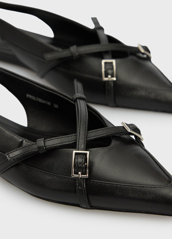 PRPY Туфли слингбеки черный з натуральная кожа, китай — лето (334684254)