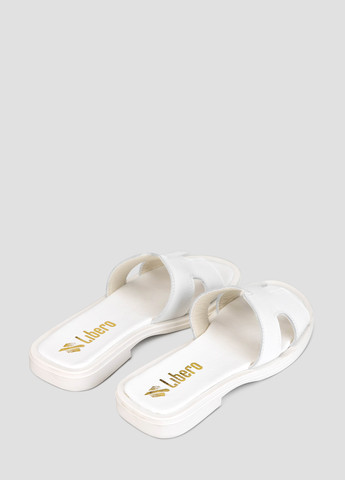 Белые шлёпанцы Libero