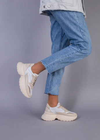 Кроссовки ShoesBand Brand бежевые демисезоны (253915737)