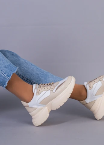Кроссовки ShoesBand Brand бежевые демисезоны (253915737)