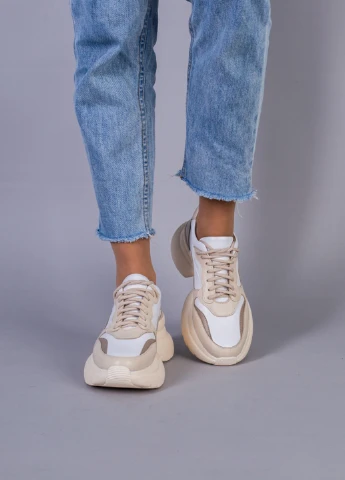 Кроссовки ShoesBand Brand бежевые демисезоны (253915737)