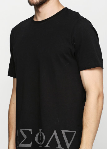 Черная футболка с коротким рукавом Asos