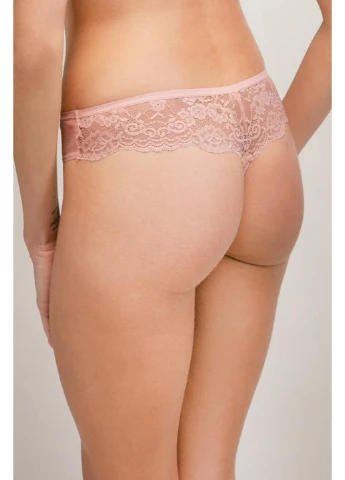 Бавовняні трусики стринг з мереживом чайна троянда 162 CL Cotton Kleo (251826891)