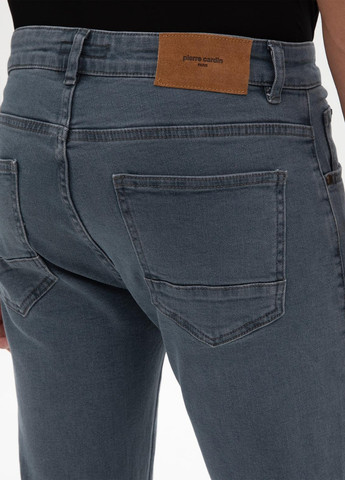 Серо-синие демисезонные слим джинсы Pierre Cardin