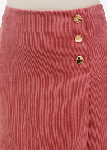 Темно-розовая кэжуал однотонная юбка Comma