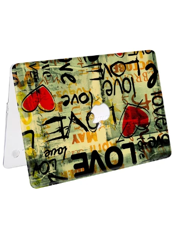 Чехол пластиковый для Apple MacBook Pro 16 A2141 Любовь (Love) (9494-2102) MobiPrint (218505185)