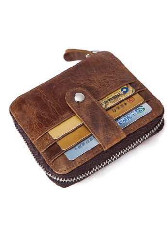 Кожаный картхолдер 9,5х11х2,5 см Vintage (255710523)