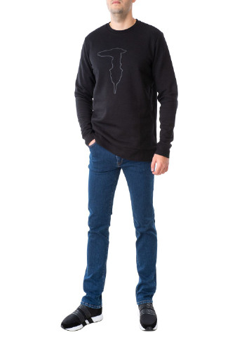 Свитшот Trussardi Jeans - крой черный кэжуал - (203990621)