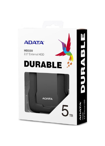 Внешний жесткий диск (AHD330-5TU31-CBK) ADATA 2.5" 5TB (250054442)