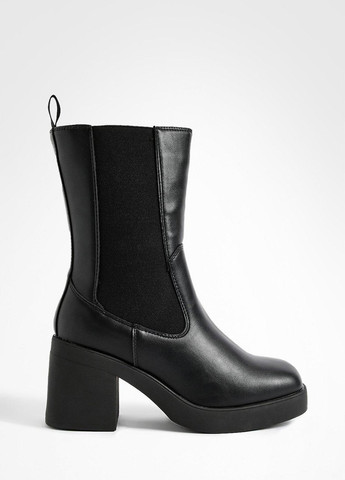 Черные осенние полусапоги Boohoo