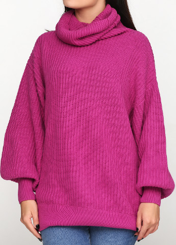 Малиновый демисезонный свитер H&M
